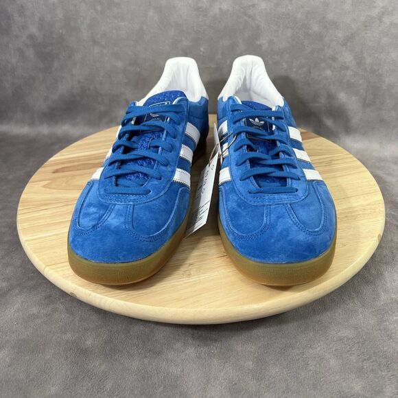 Adidas Originals Gazelle Mens 11 Indoor Blue Bird Gum Casual Shoes Sneakers main image 7